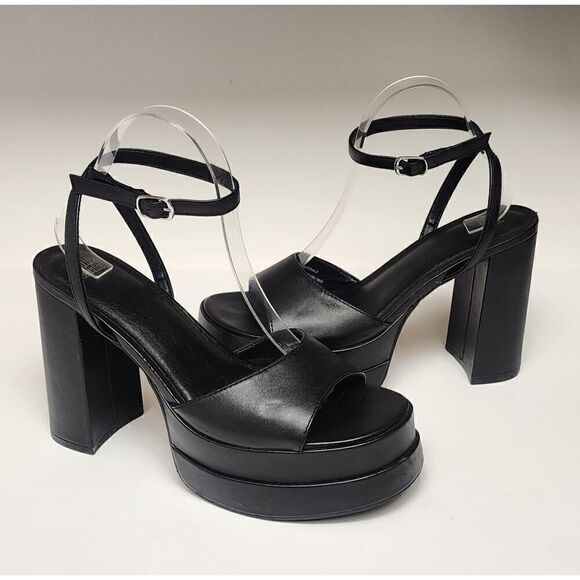 Wild Fable Women's Faux Leather Platform Ultra High Ankle Straps Heel Pumps 9.5 - Picture 9 of 9